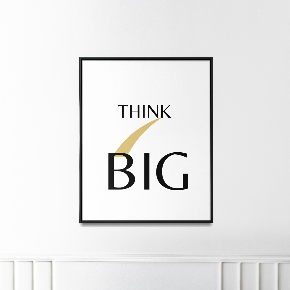 Think Big Motivational Wall Art, Positive Affirmations - Image 3