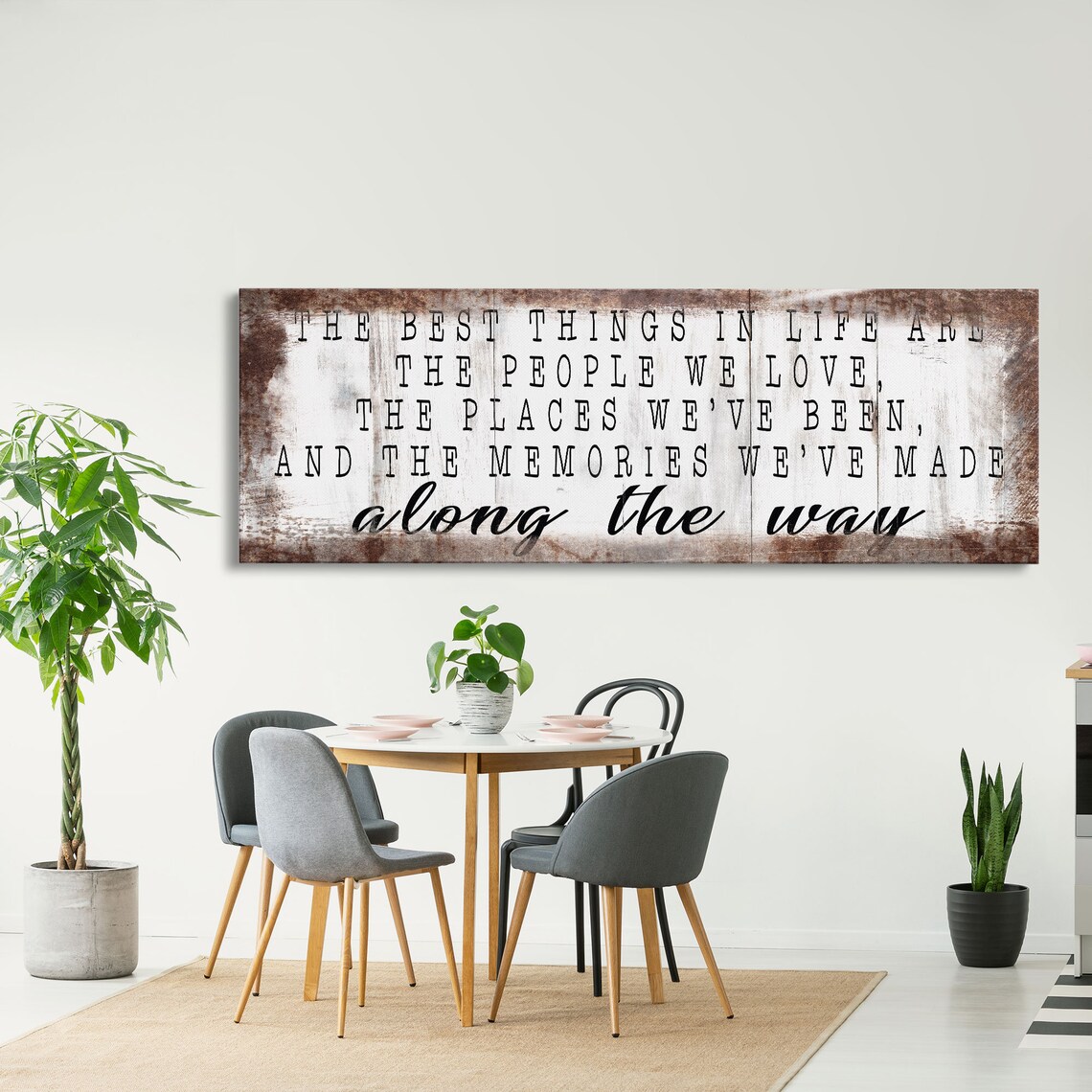 The Best Things In Life Motivational Quote Art Print - Image 4
