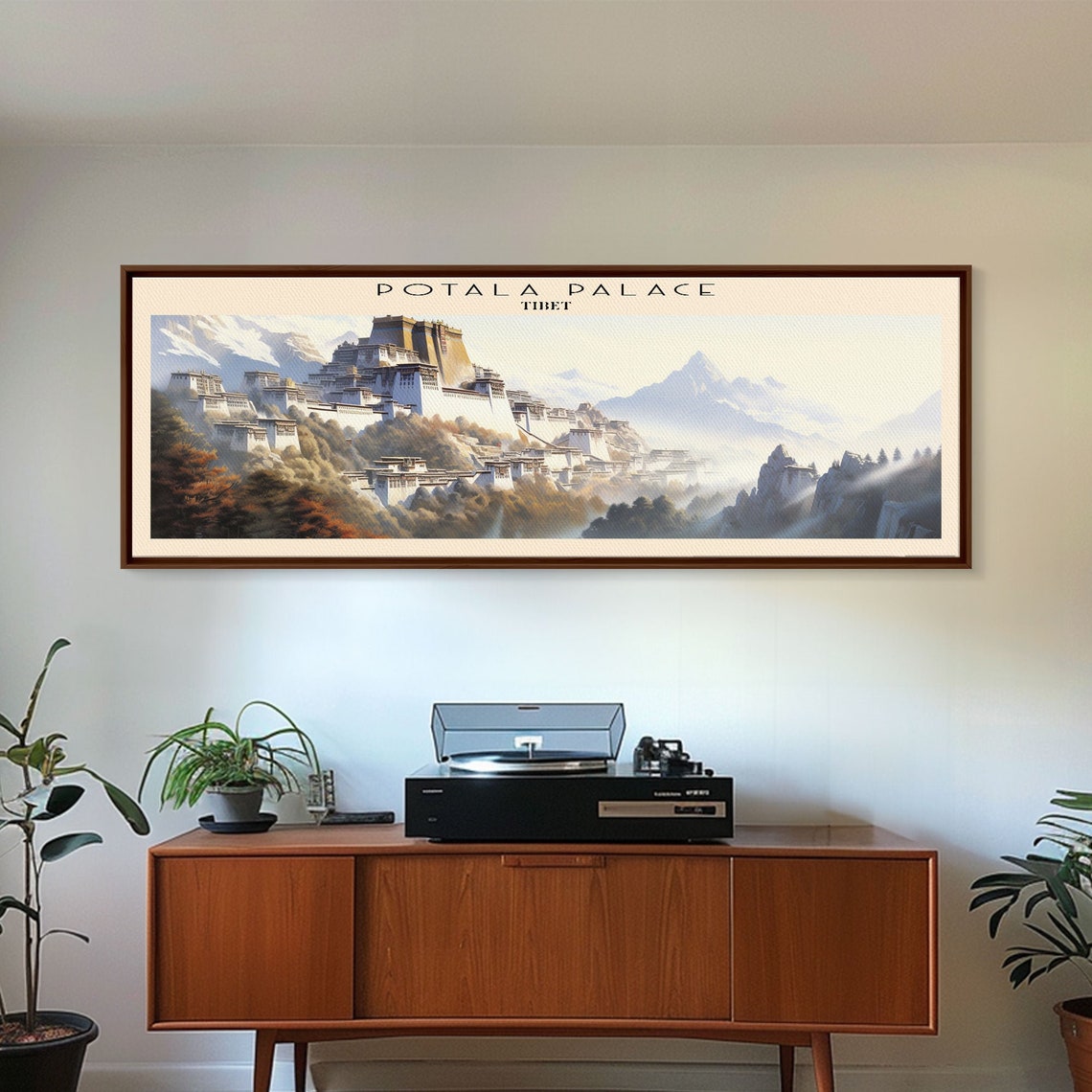 Potala Palace Tibet Hilltop Palace Mountain Backdrop Travel Poster - Image 5
