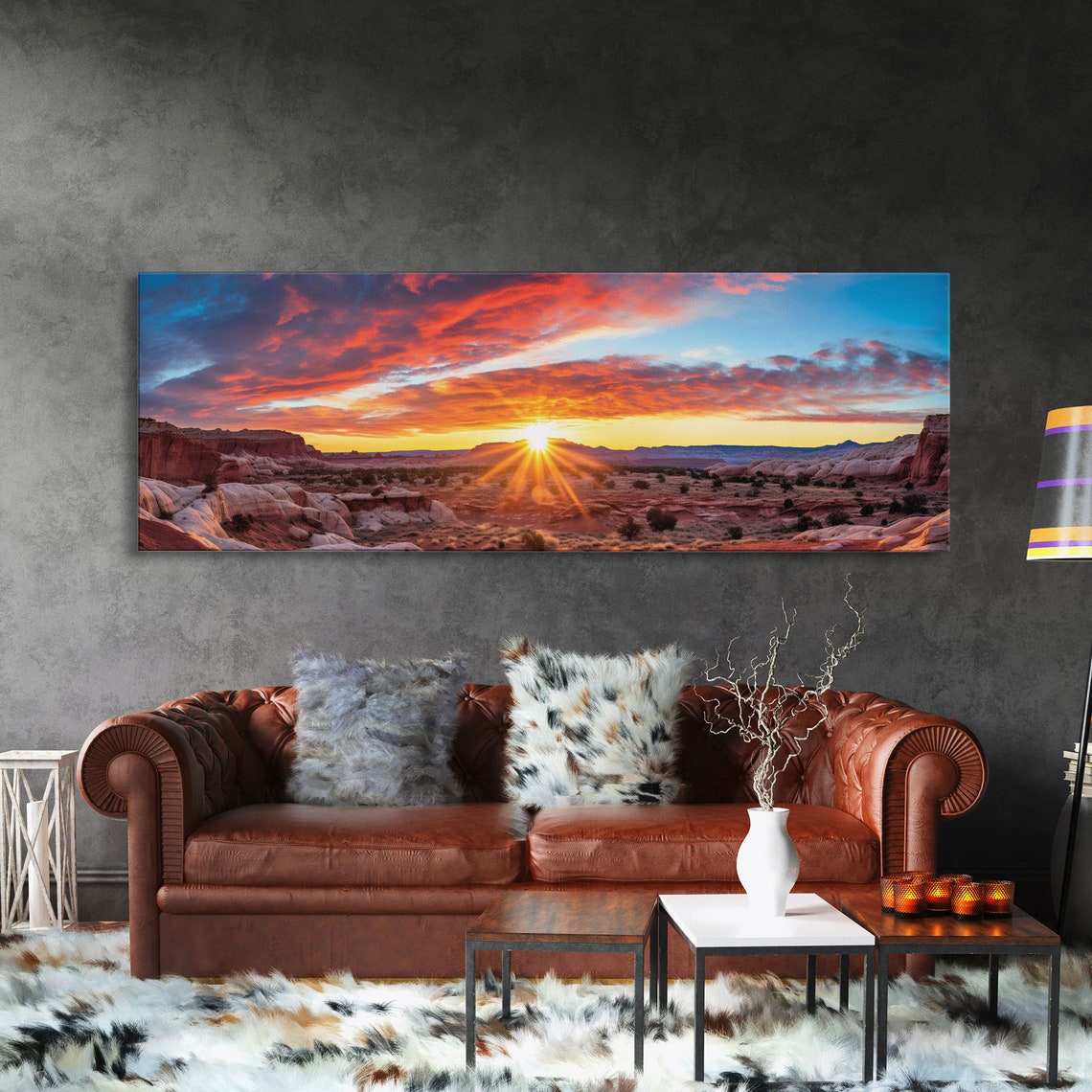 Capitol Reef National Park Utah Red Rock Desert Sunset Photo Print - Image 3