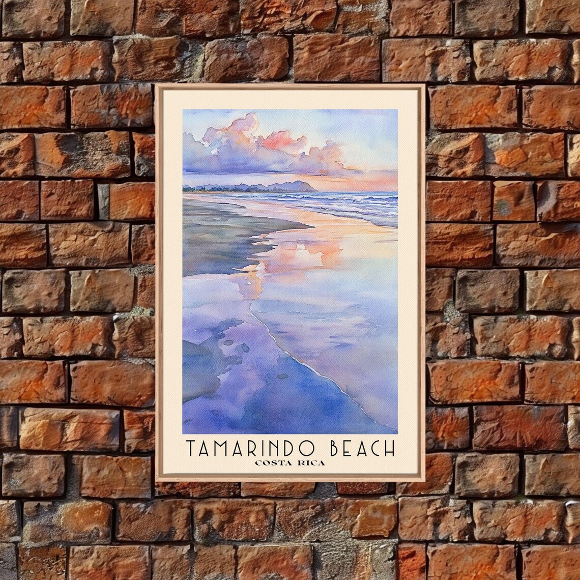 Tamarindo Beach Costa Rica Watercolor Art Print - Image 5
