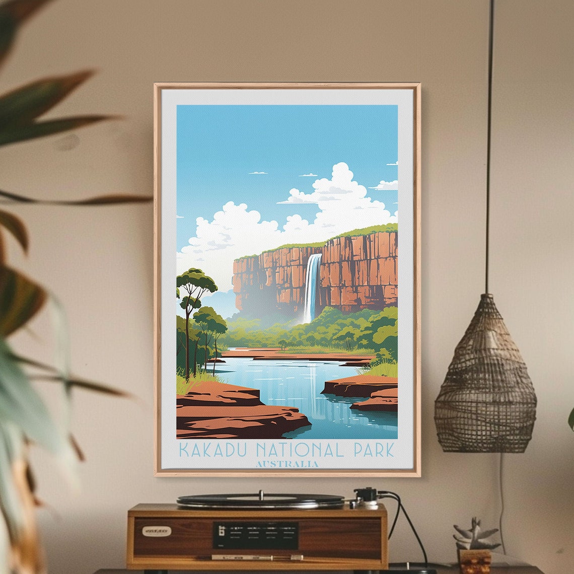 Kakadu National Park Australia Waterfall Sandstone Escarpment Poster - Image 5