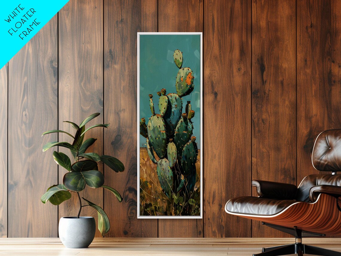 Cactus Botanical Desert Landscape Art Print - Image 5