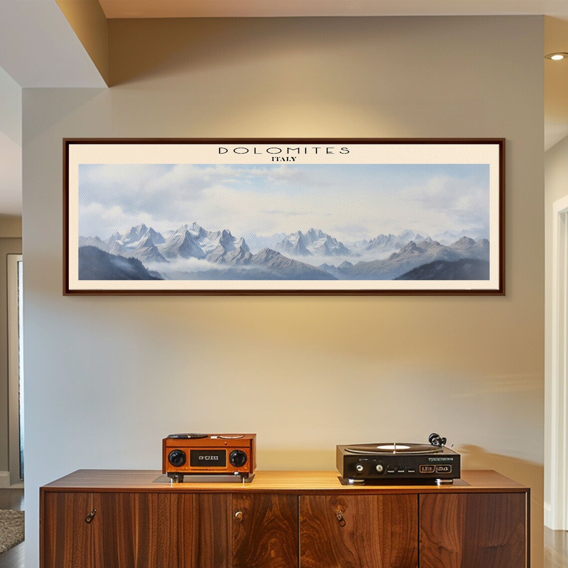 Dolomites Travel Poster, Panoramic Wall Art Print - Image 6