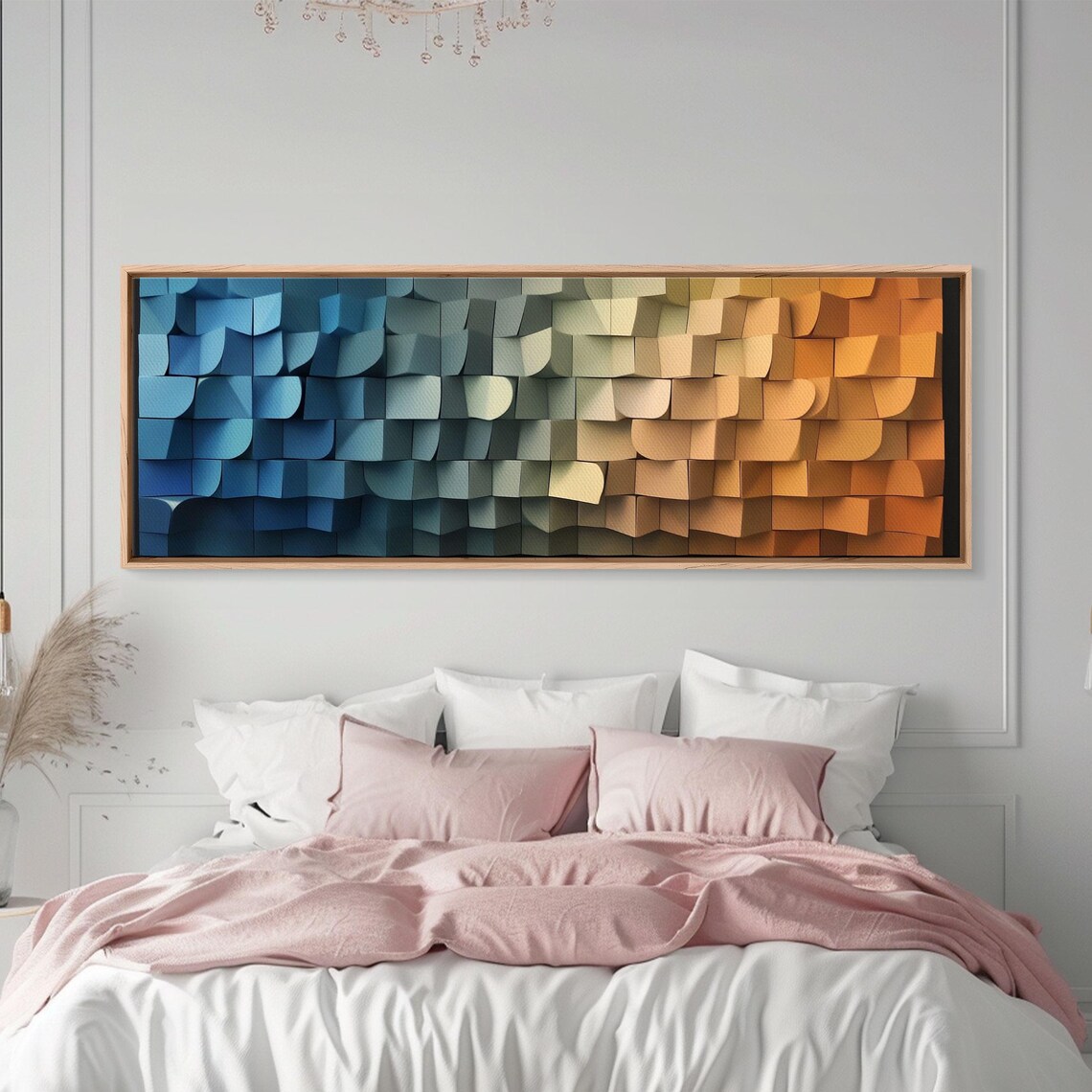 Cubism Dreams Of The Coast, Geometric Art Print - Image 5