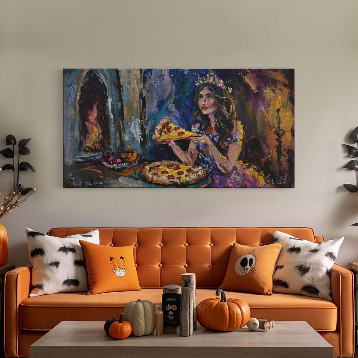 The Princess And The Pizza Framed Print Funny Decor Funny Art - Image 5