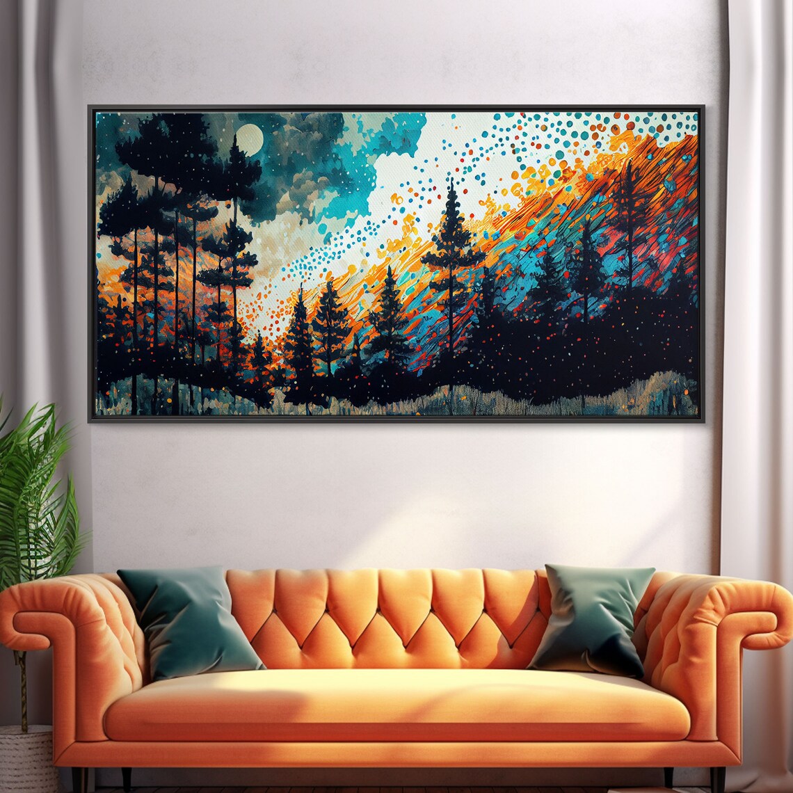Crystal Pine Tree Art Print - Image 4