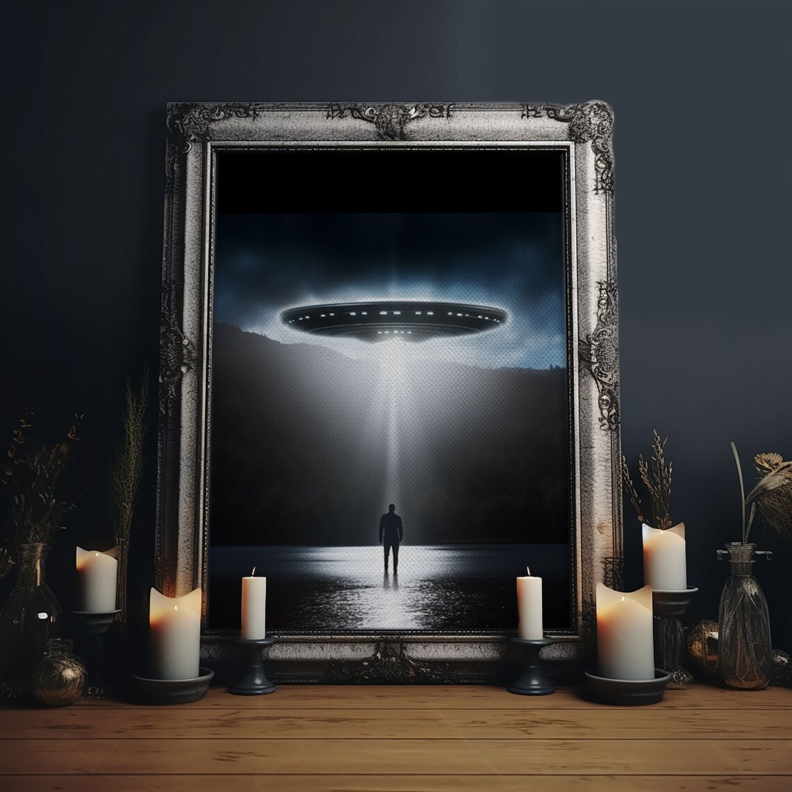 The Encounter, Sci-Fi UFO Photography Art Print - Image 6