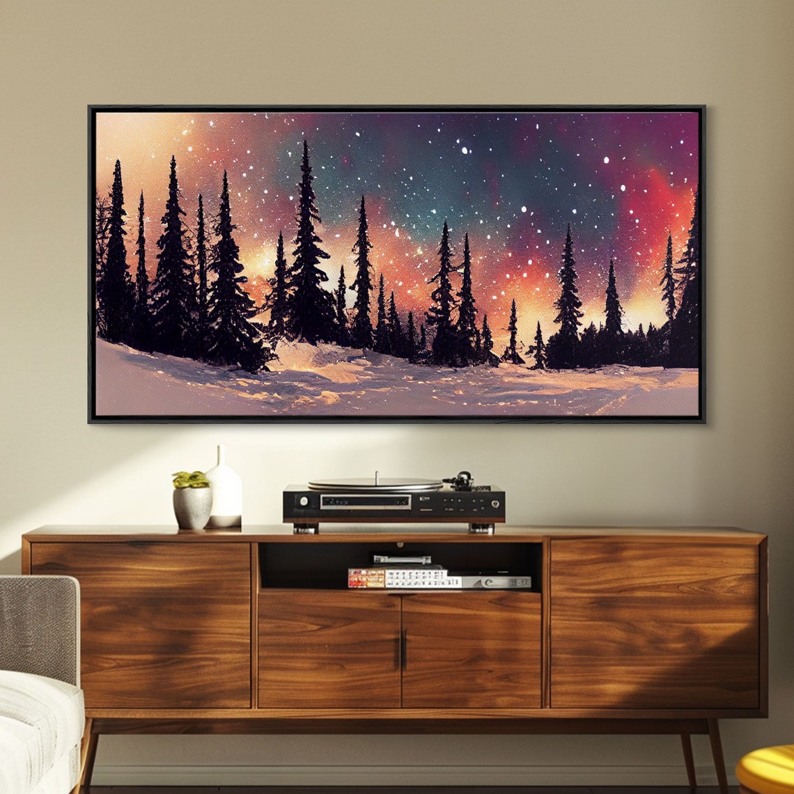 Snowfall In The Forest - Winter Art - Image 3