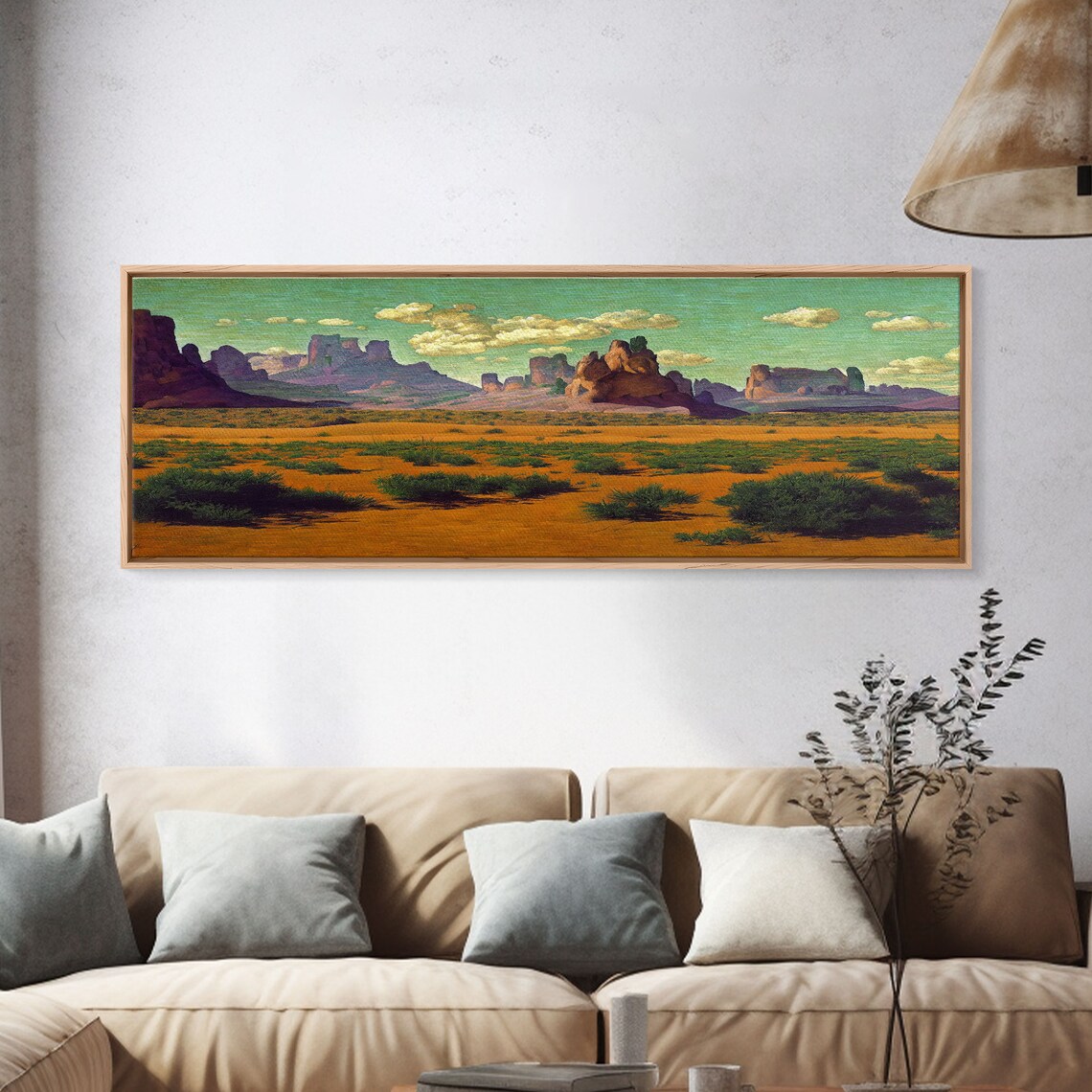 Pueblo Style Wild West Watercolor Poster Print - Image 4