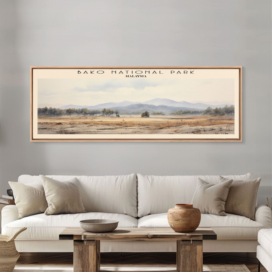 Bako National Park Travel Poster Print Framed Wall Art Metal Wall Art Malaysia Art Gift For Him Travel Wall Art Travel Lover Gift - Image 4