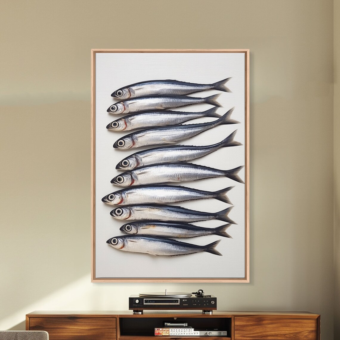 Sardines Still Life Art Print, French Kitchen Decor - Image 4
