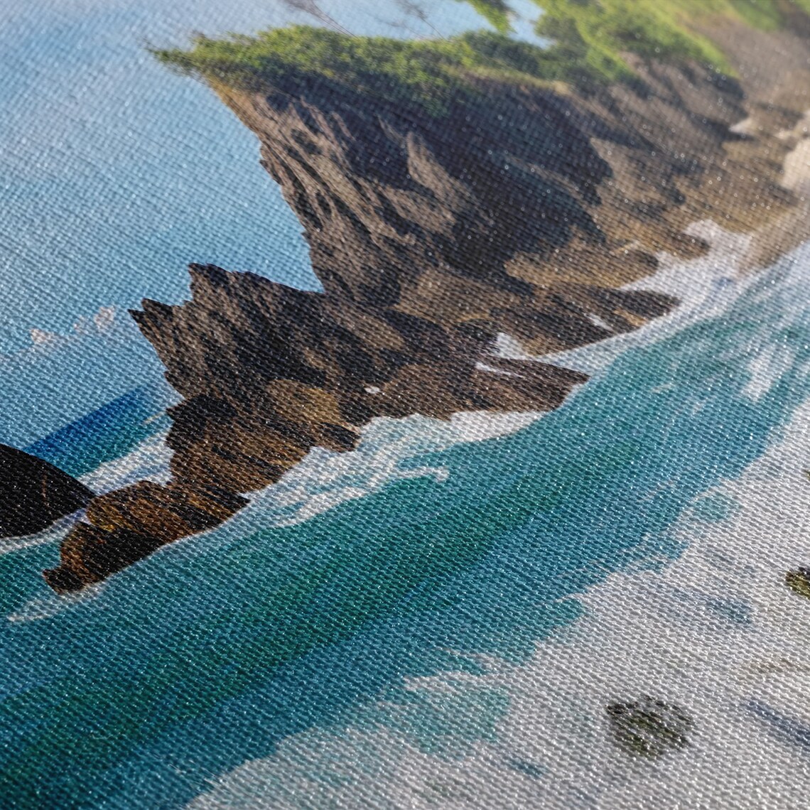 Costa Rica Beaches Panoramic Landscape Travel Poster - Image 2