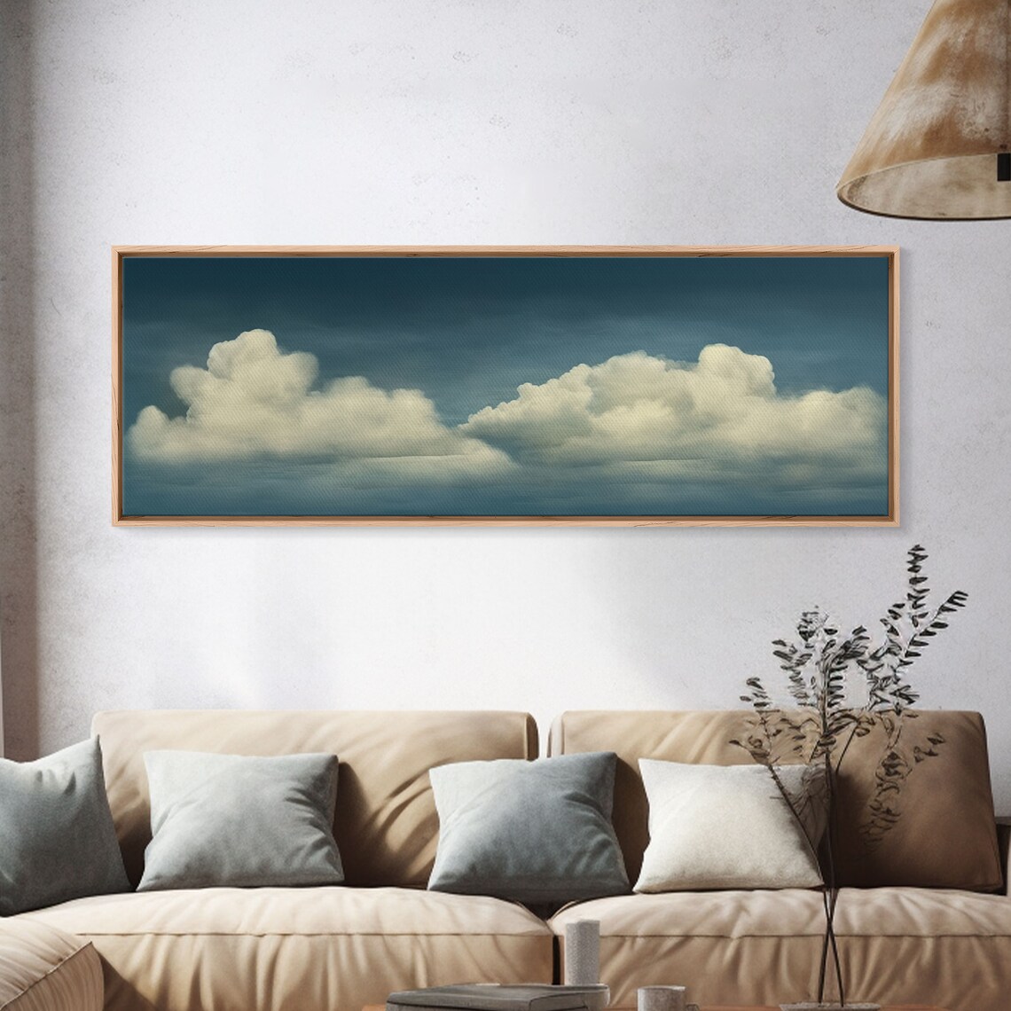 Cloudy Day Vintage Clouds Art Print, Moody Sky - Image 4