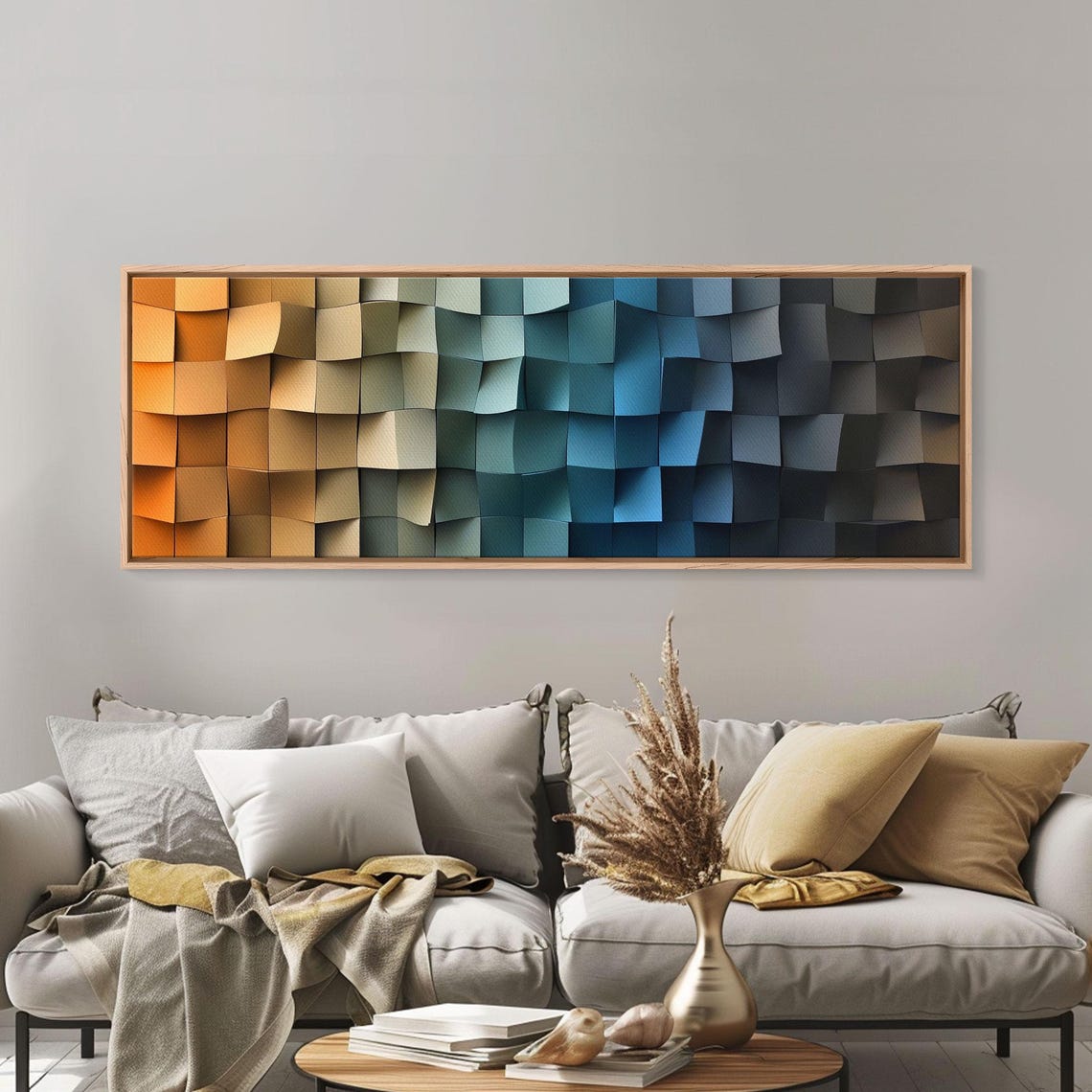 The Beach In My Dreams Framed Print Abstract Geometric Patterns Wall Art - Image 4
