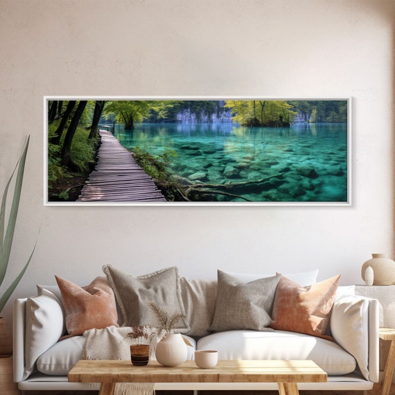 Panoramic Print Of Plitvice Lakes Park Croatia Extra Large Wall Art Panoramic Wall Art Panoramic Landscape Print Landscape Photography