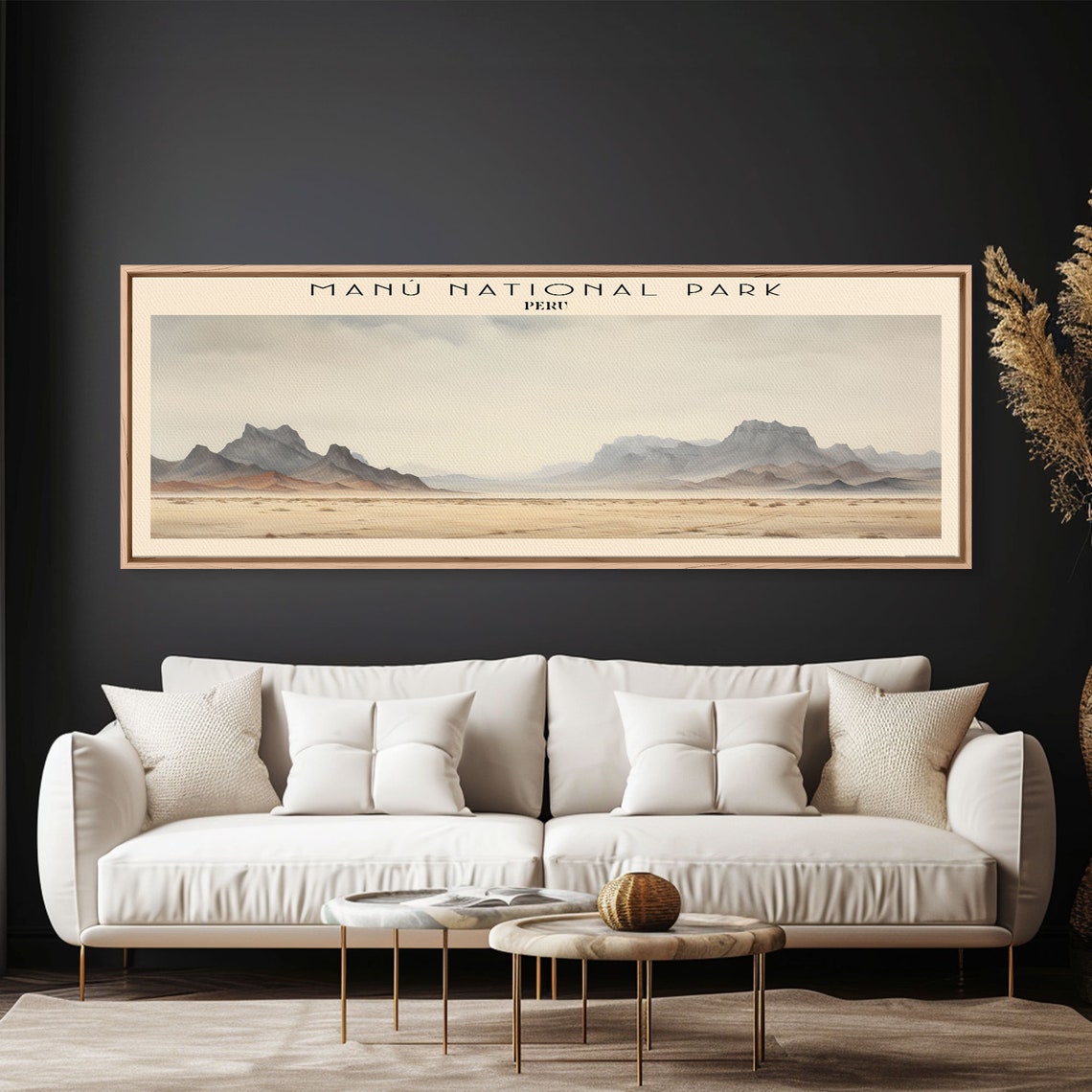 Manu National Park Peru Misty Andes Mountain Desert View Travel Poster - Image 4
