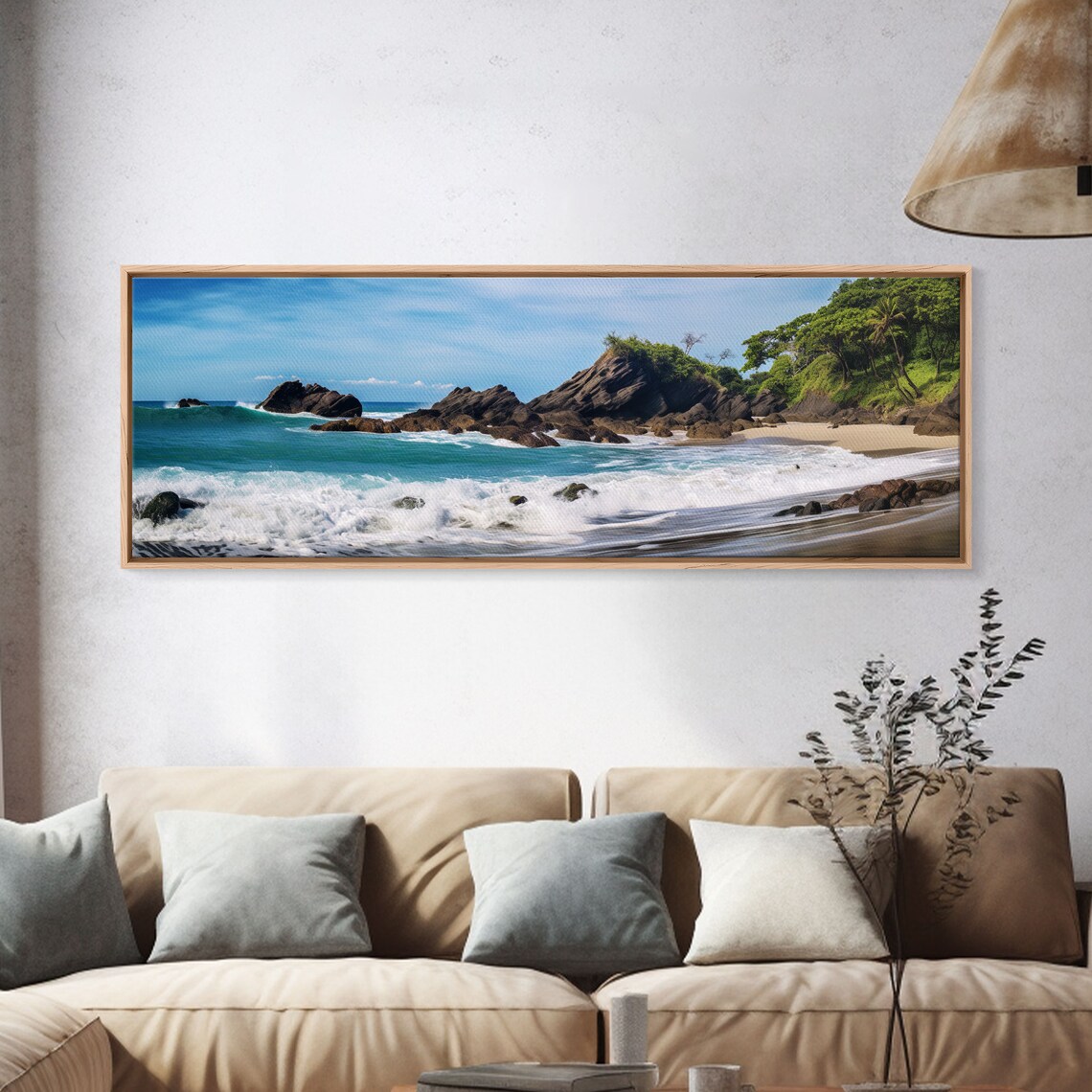 Costa Rica Beaches Panoramic Landscape Travel Poster - Image 4