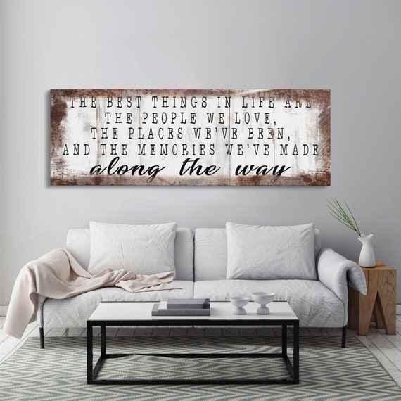 The Best Things In Life Motivational Quote Art Print
