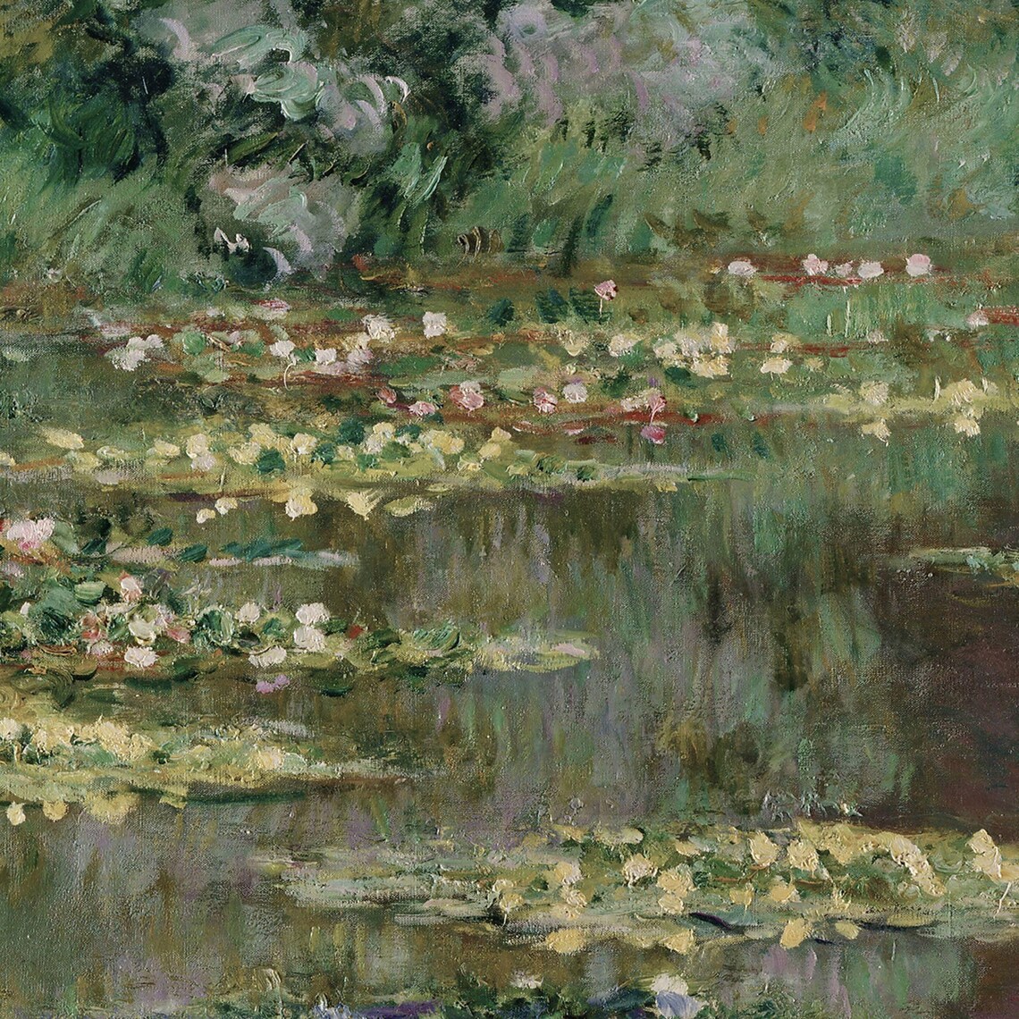 Claude Monet Waterlilies Pond Art Print, Impressionist - Image 2