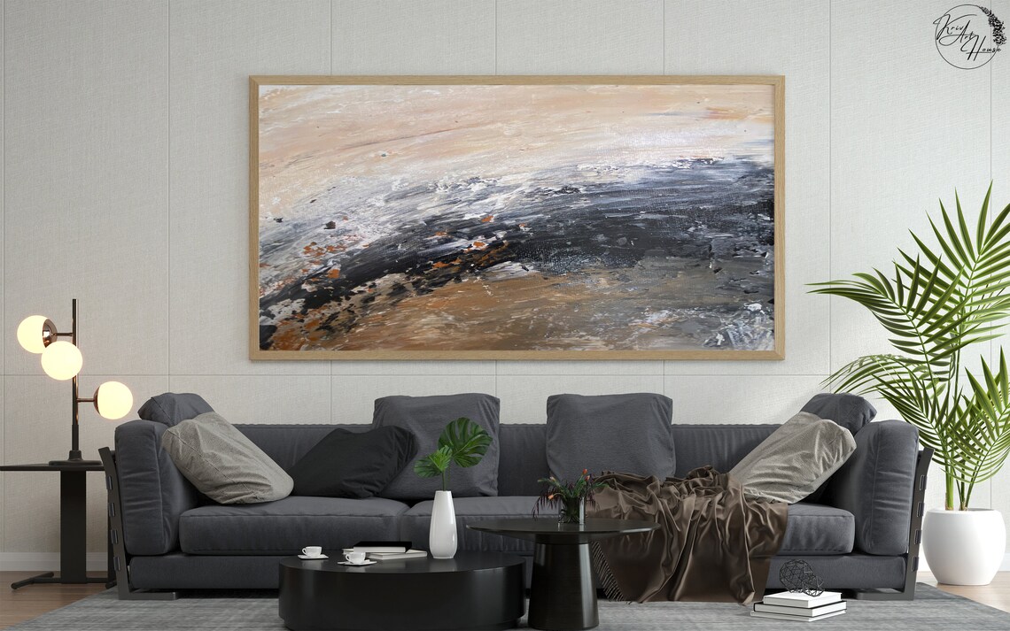 Neutral Abstract Wall Art Print, Modern Decor - Image 2
