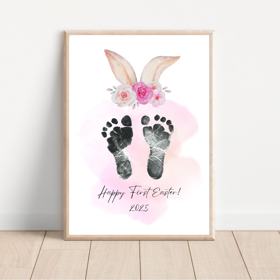 My First Easter Footprints Keepsake, Easter Bunny - Image 2