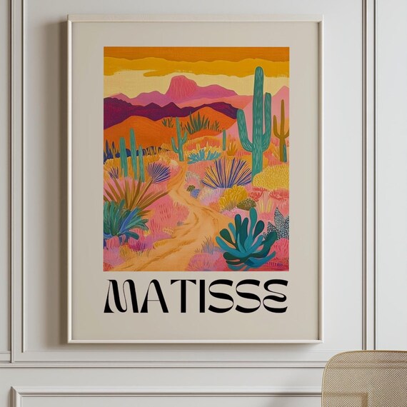 Henri Matisse Poster Minimalist Wall Art Matisse Mueseum Print Aesthetic Matisse Print For Modern Gallery Exhibition Art