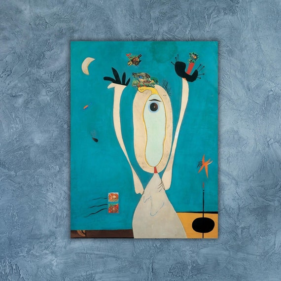 Joan Miro Print Exhibition Poster Joan Miro Metamorphosis 1936 Poster Art Surrealism Art Office Room Decor Abstract Modern Wall Art