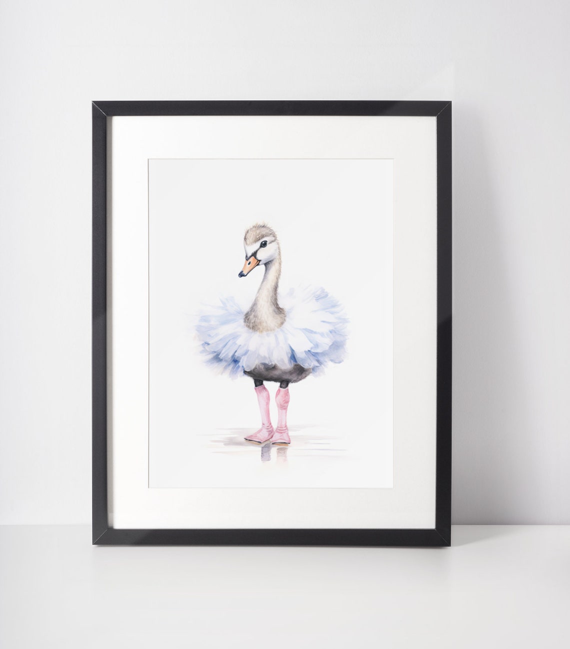 Baby Duck Print Baby Animal Prints Nursery Wall Art Ballet Nursery Decor Toddler Girl Print Girl Room Wall Art Ballet Dance Art - Image 3