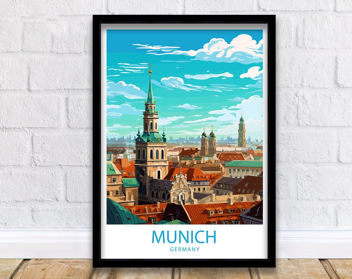 Munich Germany Travel Poster
