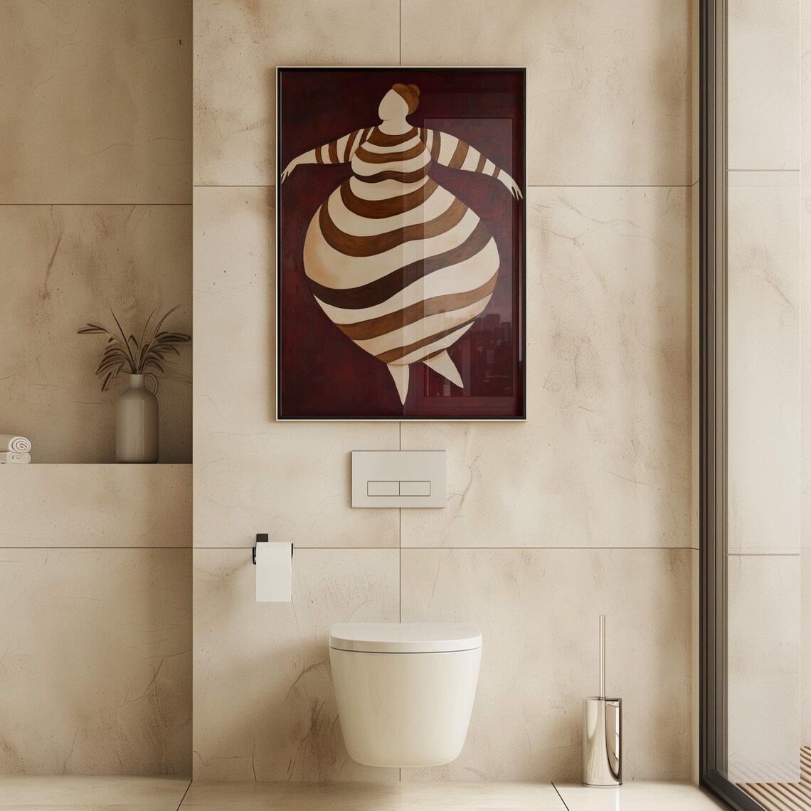 Curvy Woman Print, Minimalist Body Positive Art - Image 6