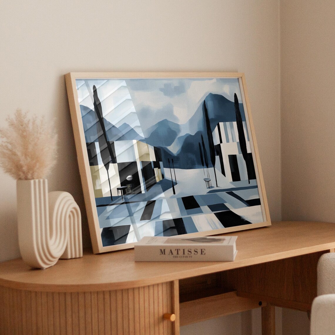 Modern Abstract Cityscape, Minimalist Urban Decor - Image 4