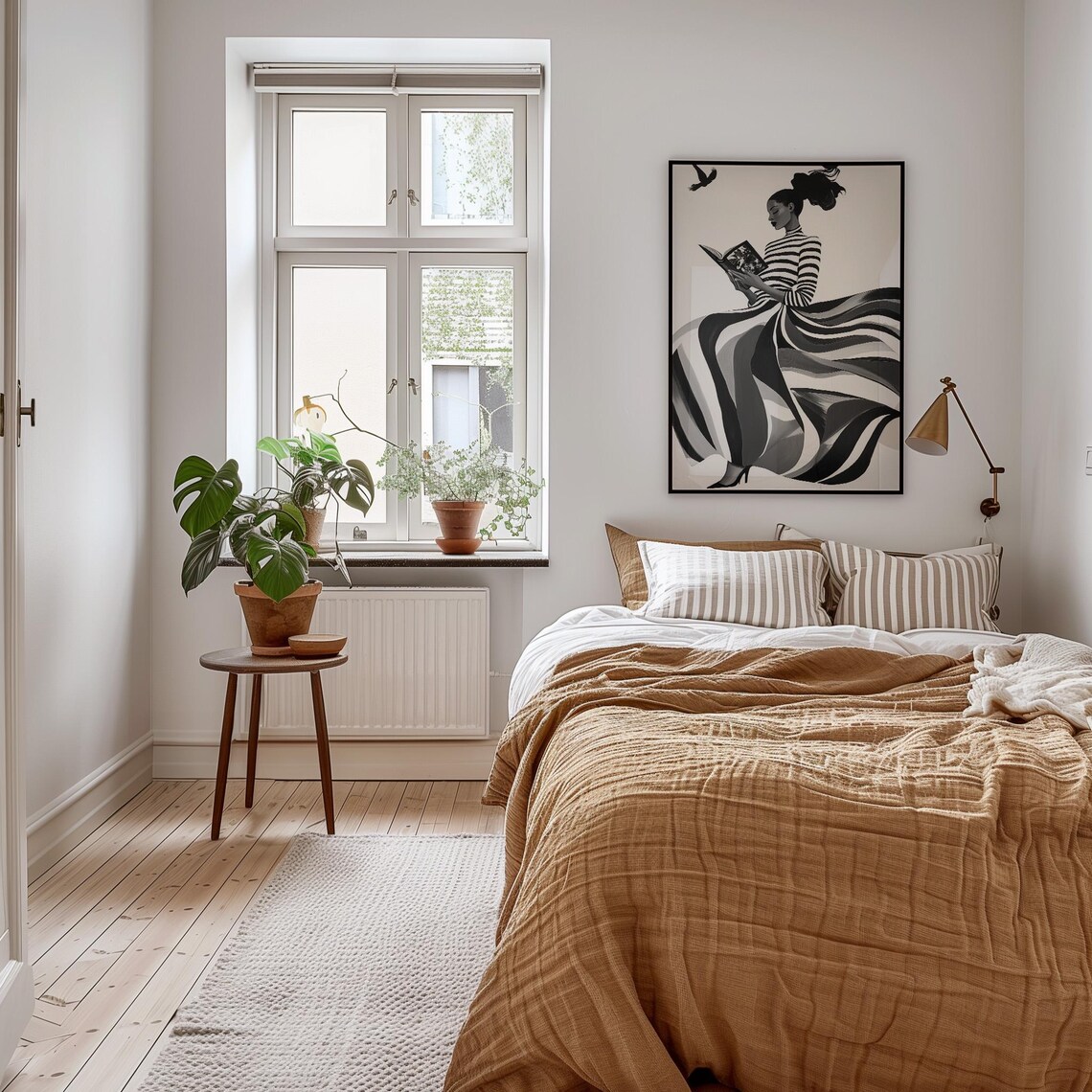Reading Woman, Modern Witch Minimalist Decor - Image 3
