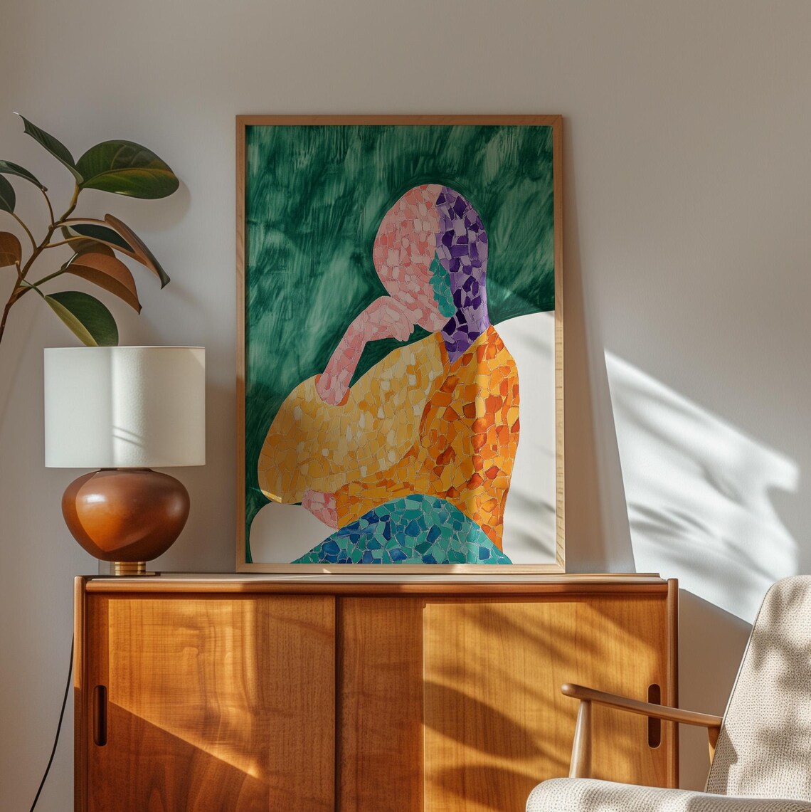 Mosaic Abstract Travel Poster - Image 2