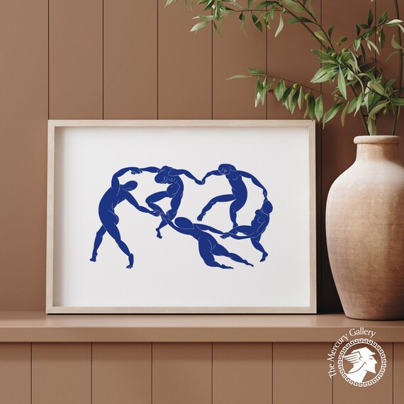 Matisse Retro Decor Poster, The Dancer Minimalist