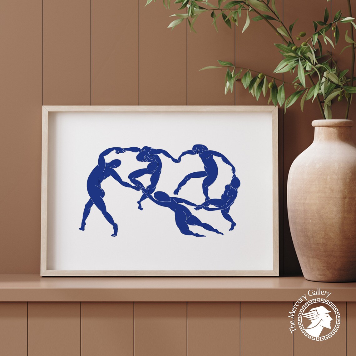 Matisse Retro Decor Poster, The Dancer Minimalist