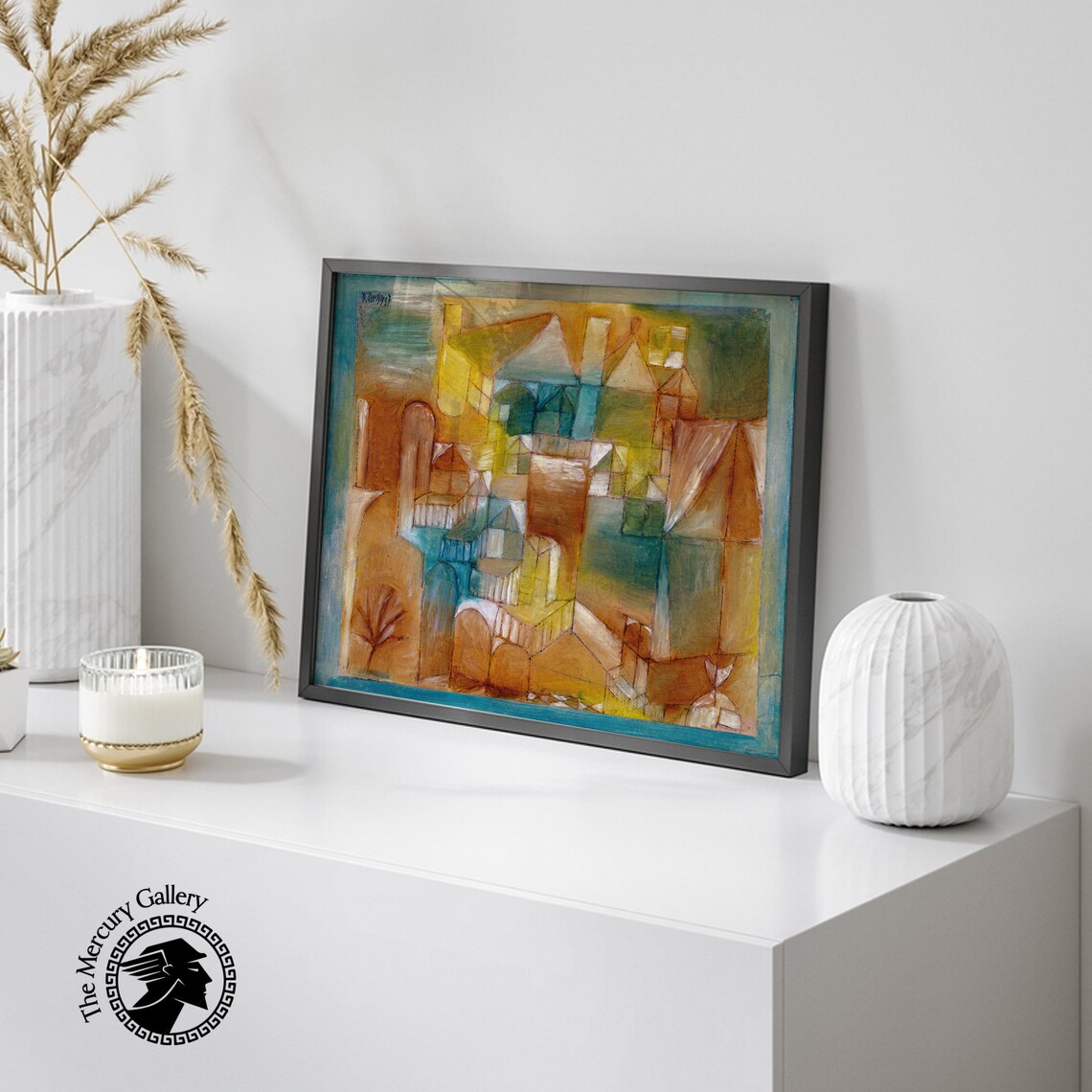 Paul Klee Assade Brown Green 1919 Art Print - Image 6