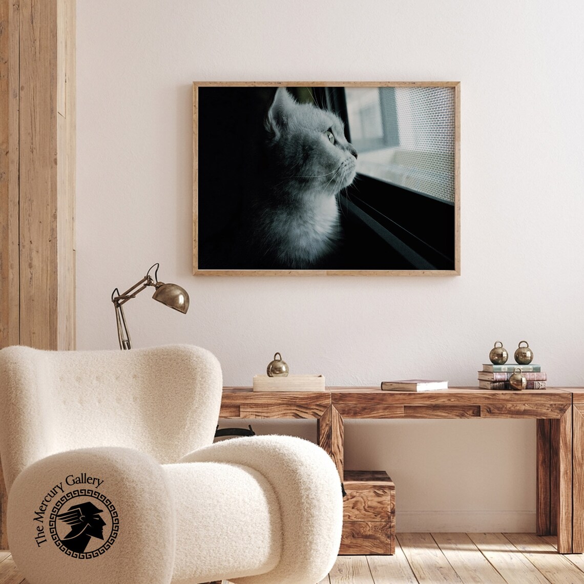 Cat Poster Print, Funny Cat Art Print - Image 3