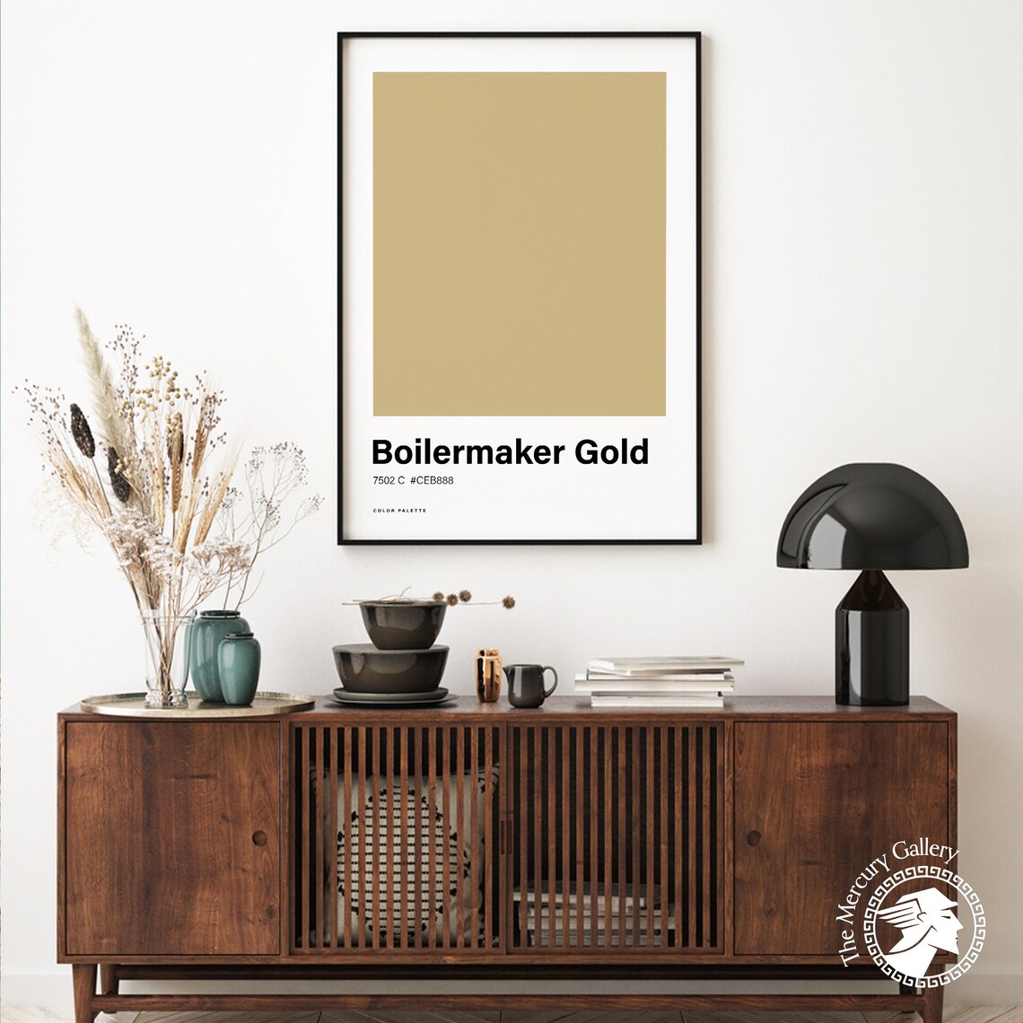 Boilermaker Gold Color Poster Print Great Color Scheme Trending Colour Print Nordic Poster Art Complementary Wall Poster - Image 6