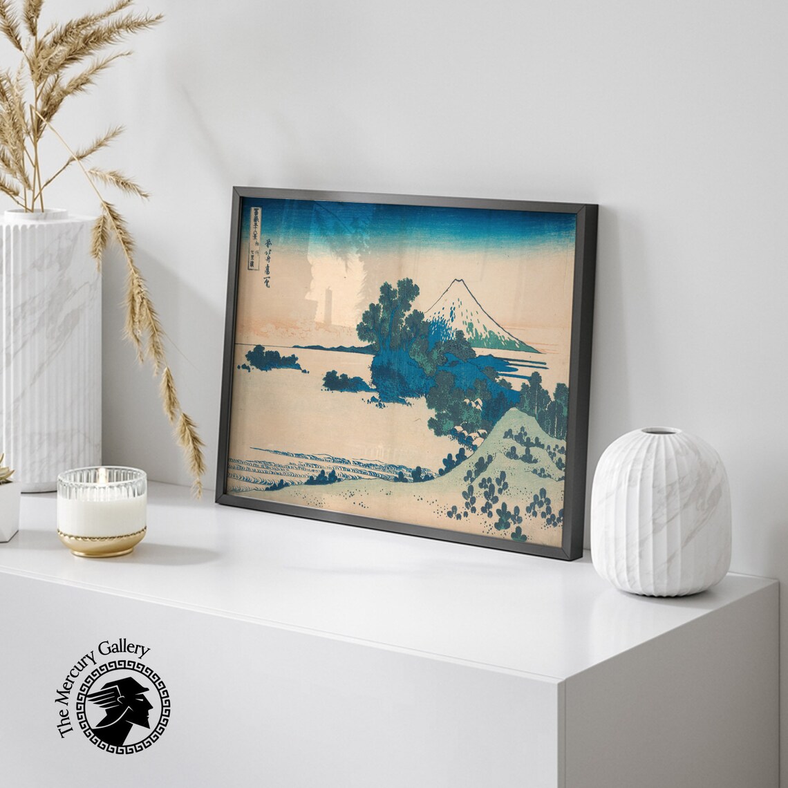 Hokusai Print Japan Wall Art Fuji From The Shichirigahama Beach In Sagami Province Japanese Posters Woodblock Print Japanese Decor - Image 6