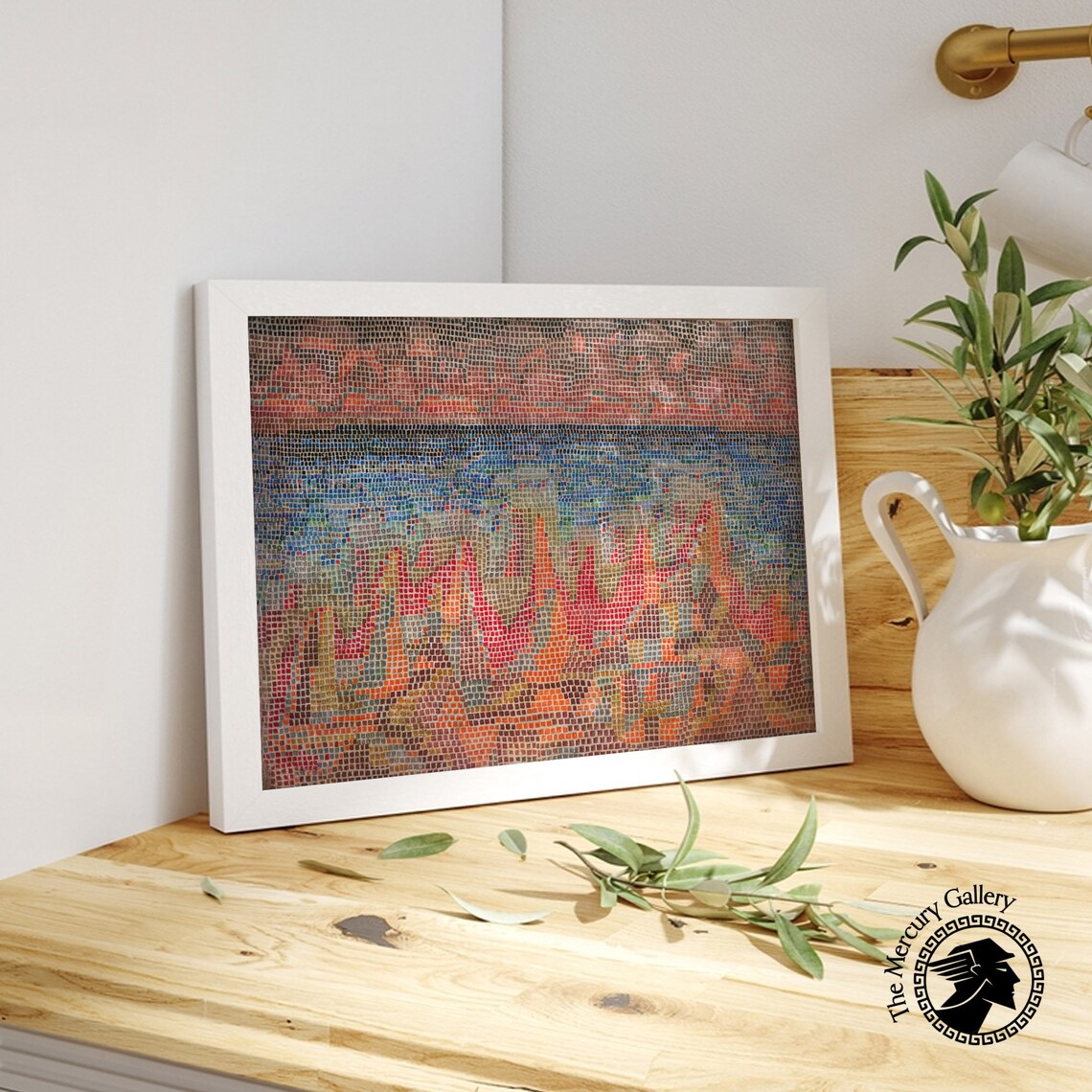 Paul Klee Klippen Am Meer, Abstract Art Print - Image 5