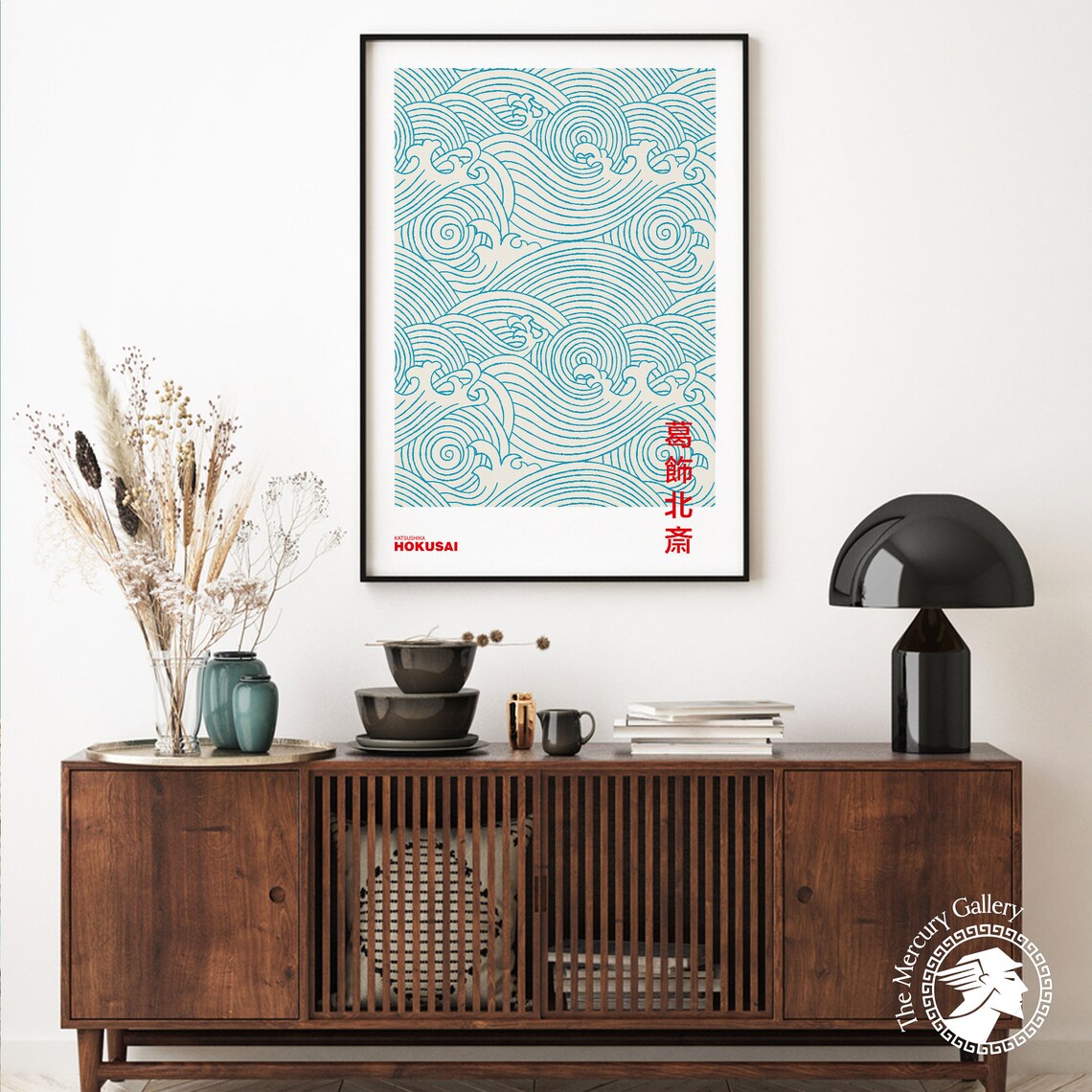 Hokusai Japanese Waves Vintage Art Print, Japanese Art - Image 5