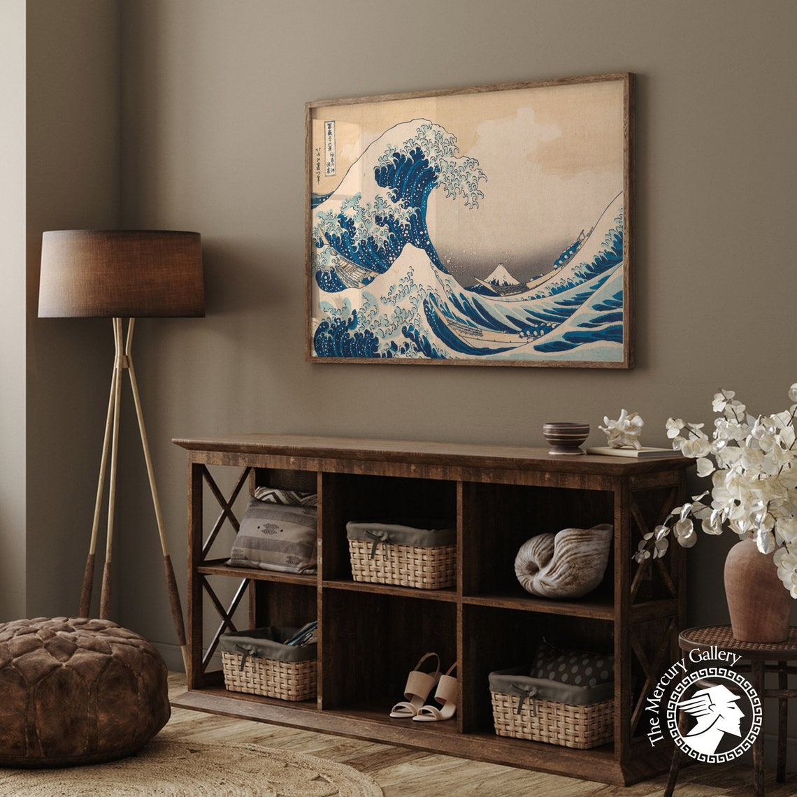 The Great Wave Off Kanagawa Prints By Hokusai Japanese Wall Art Woodblock Painting Vintage Print Famous Painting Japanese Decor - Image 3