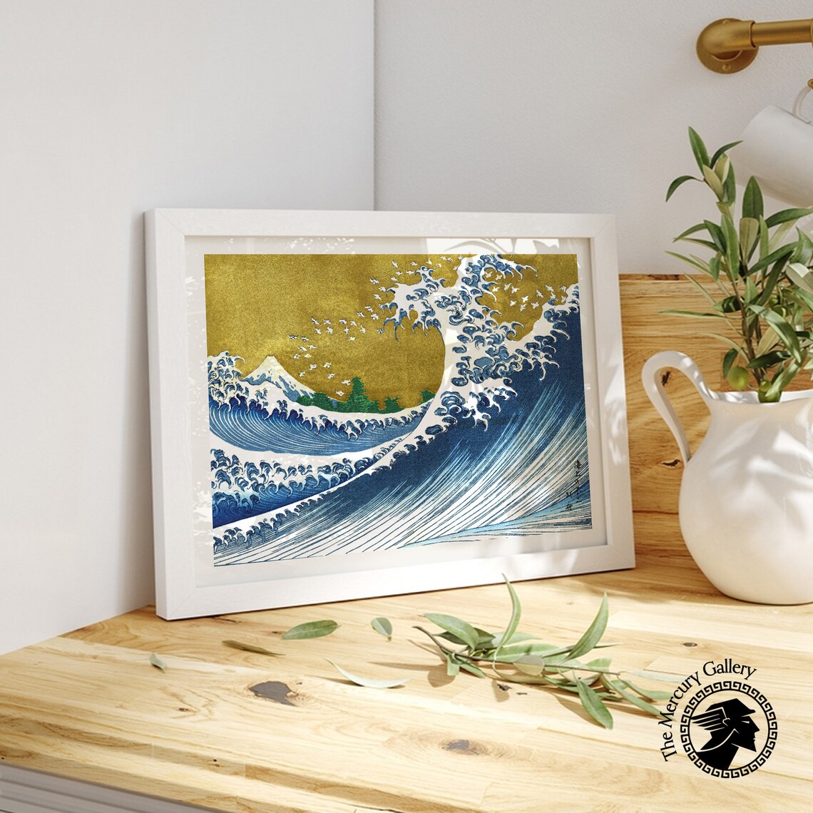 Katsushika Hokusai Vintage Big Wave Poster Print - Image 5