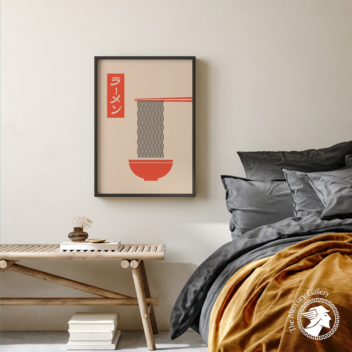 Ramen Noodle Vintage Poster, Japanese Culture Print - Image 2