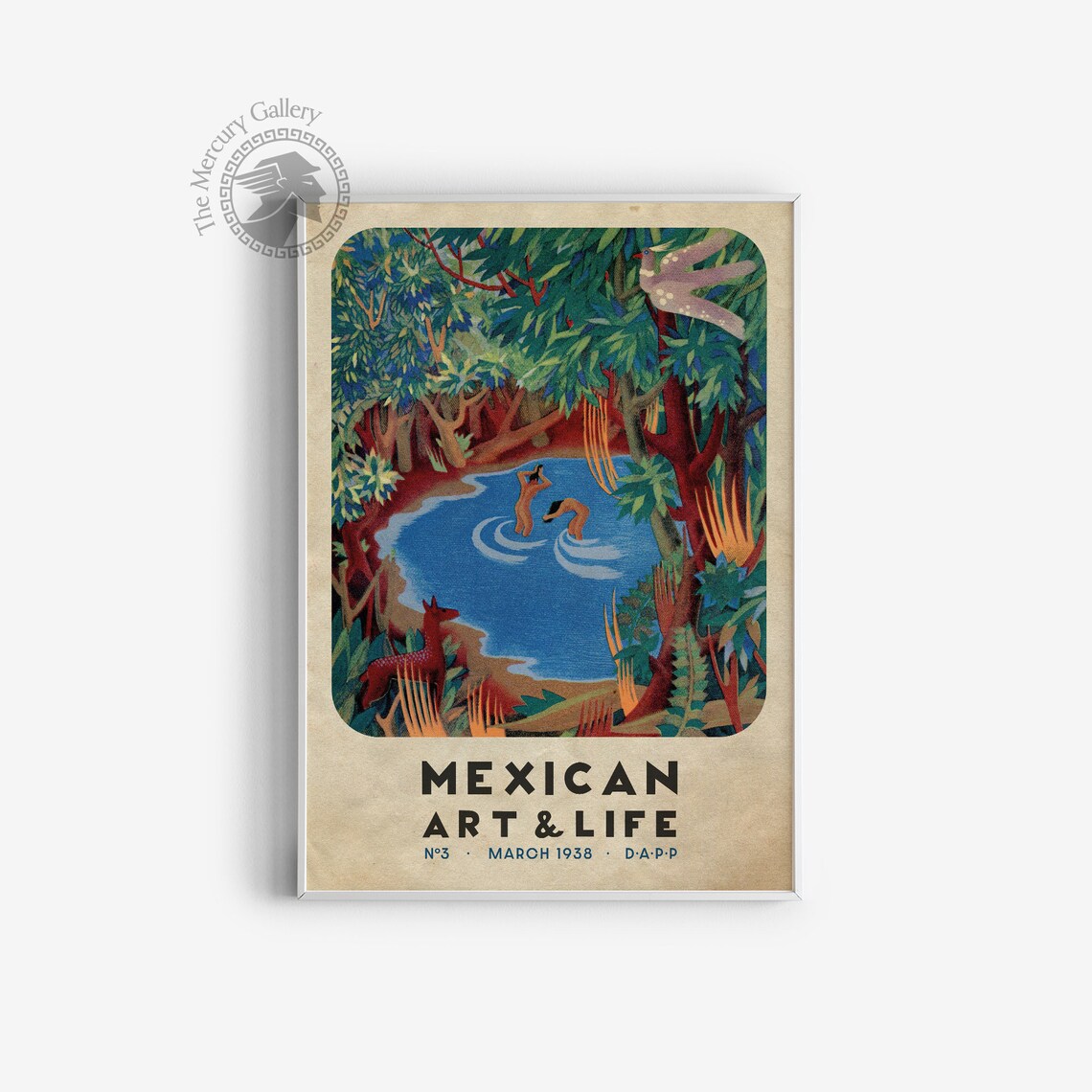 Vintage Mexican Travel Poster, Mexico Magazine Cover - Image 4