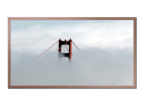 Frame Tv Art Golden Gate Bridge San Francisco Tv Art For Frame Instant