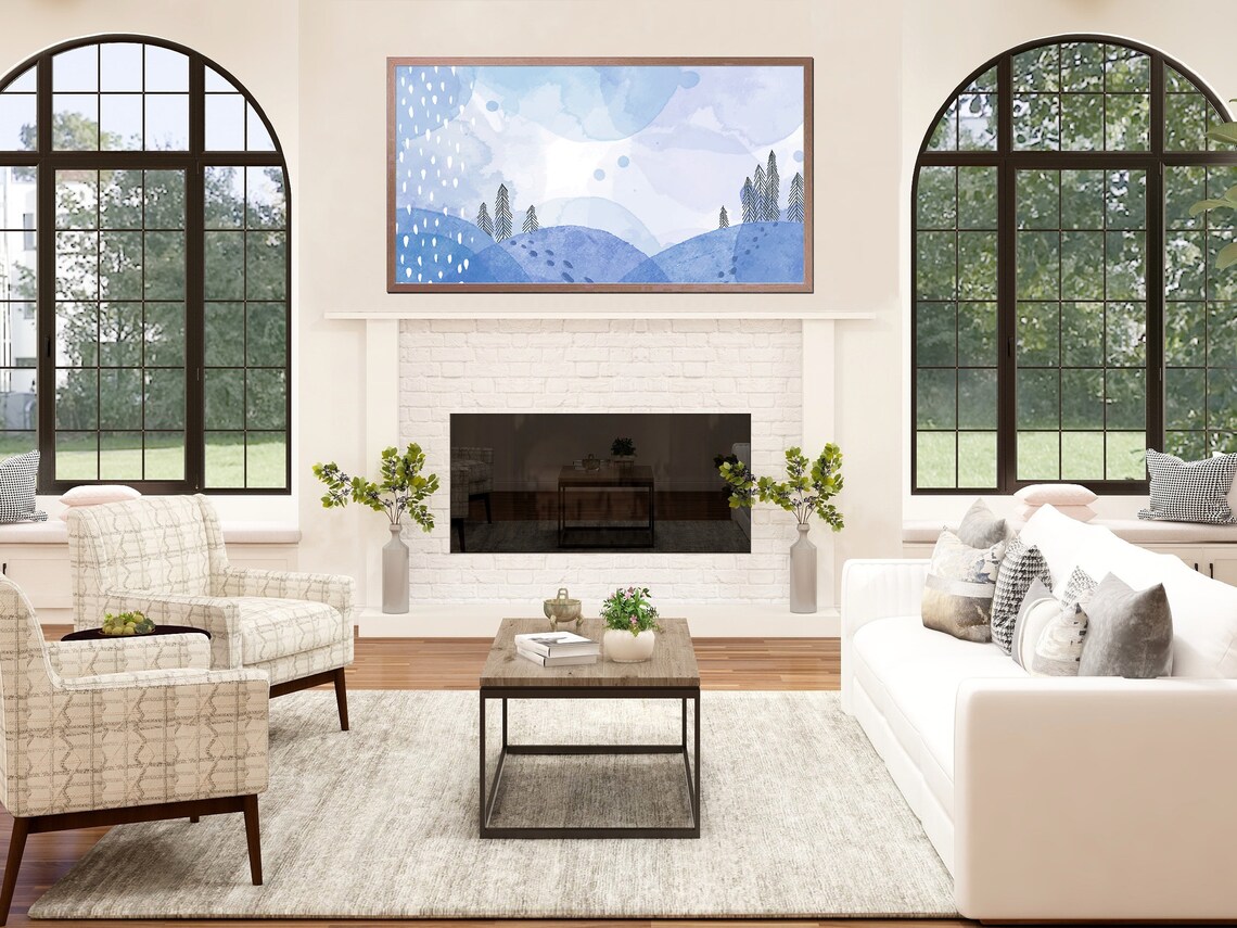 Watercolor Landscape, Frame TV Art - Image 3