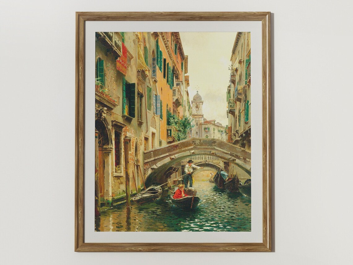Vintage Venice Travel Poster, Cottage Decor - Image 2