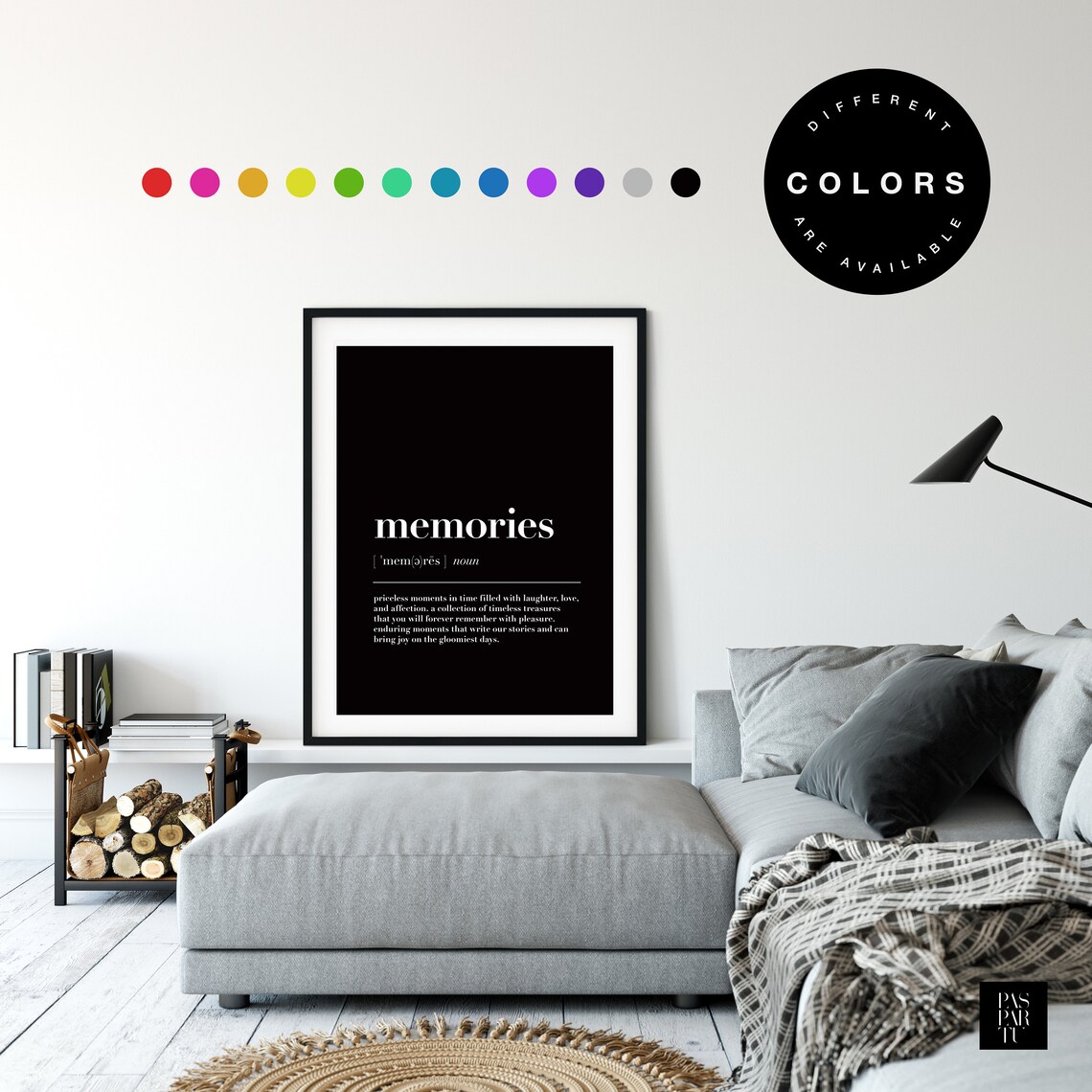 Custom Definition Poster, Personalized Vocabulary Art